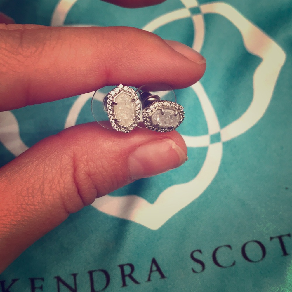 Kendra Scott Iridescent Druzy stud